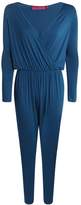 Thumbnail for your product : boohoo Olivia Wrap Front Casual Jumpsuit
