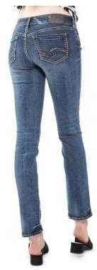 Silver Jeans Suki Mid-Rise Straight Jeans