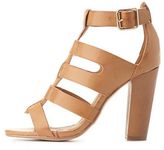 Thumbnail for your product : Dollhouse   Strappy Single Sole Heel