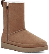 Thumbnail for your product : UGG Classic Zip Genuine Shearling Bootie