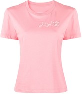 Thumbnail for your product : MM6 MAISON MARGIELA logo embroidered T-shirt