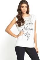 Thumbnail for your product : Lipsy Printed Necklace T-shirt