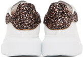Thumbnail for your product : Alexander McQueen SSENSE Exclusive White & Pink Glitter Oversized Sneakers