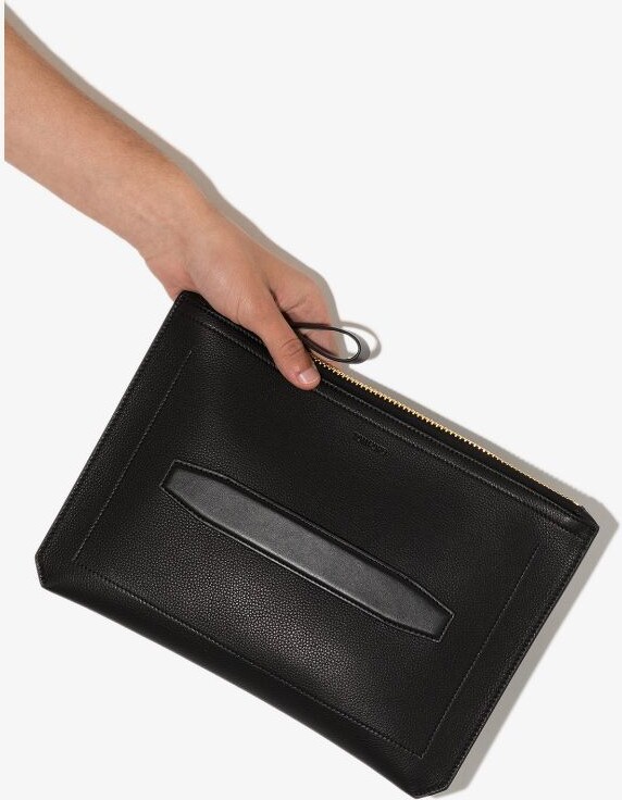 Tom Ford Leather Clutch in Black for Men Save 2% Mens Bags Pouches and wristlets 