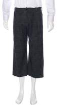 Thumbnail for your product : Blue Blue Japan Cropped Wool Pants
