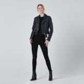 Thumbnail for your product : DSTLD Leather Biker Jacket in Blue