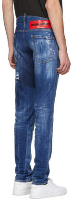 DSQUARED2 Blue Dark Vicious Slim Jeans