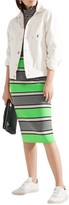 Thumbnail for your product : Marc Jacobs Striped Cashmere Pencil Skirt