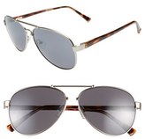 Thumbnail for your product : Vince Camuto 59mm Metal Aviator Sunglasses