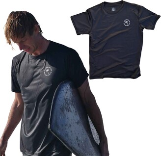 Ho Stevie! Men's Rash Guard - Short Sleeve Loose Fitting Surf Swim Shirt -  UV Protection UPF 50+ - ShopStyle