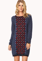 Thumbnail for your product : LOVE21 LOVE 21 Mod Days Sweater Dress