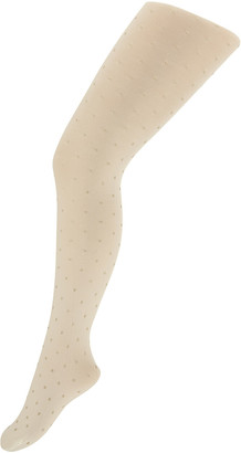 golden tights for baby girl