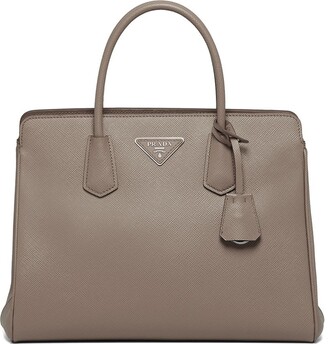 grey prada bag