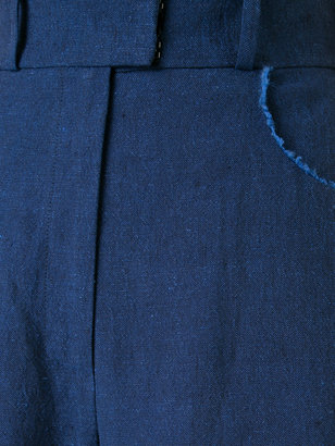 Martin Grant raw edge detail trousers