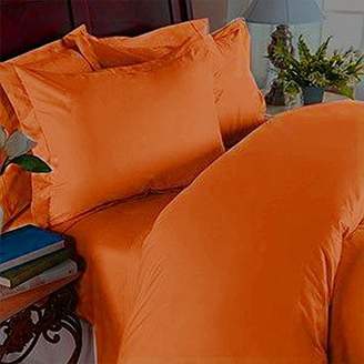 Elegant Comfort 3 Piece 1500 Thread Count Luxury Ultra Soft Egyptian Quality Coziest Duvet Cover Set, King/California King, Elite Orange
