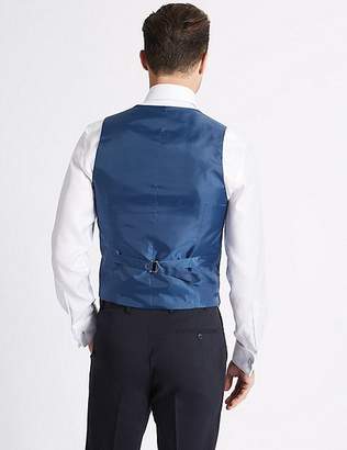 Marks and Spencer Navy Slim Fit Waistcoat
