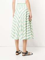 Thumbnail for your product : DELPOZO Flared Fitted Waist Skirt