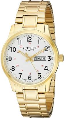 Citizen Men's BF0612-95A Quartz Watch in Gold-Tone with Easy Reader Dial