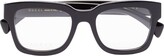 Thumbnail for your product : Gucci Eyewear Logo -Detail Square-Frame Glasses