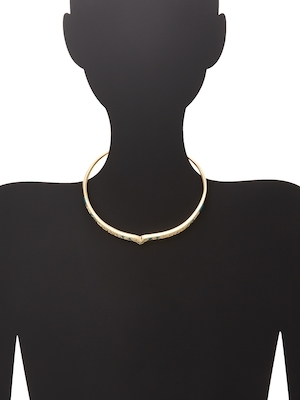 Aurélie Bidermann Apache Embossed Collar Necklace