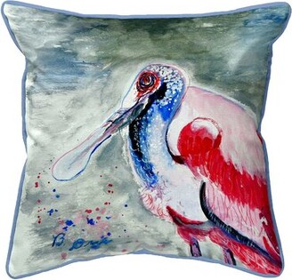 Highland Dunes Jiminez Spoonbill Outdoor Square Pillow Cover & Insert -  ShopStyle
