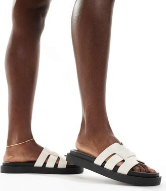 Schuh Vertigo closed toe wedge espadrilles in black - ShopStyle