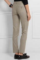 Thumbnail for your product : Michael Kors Samantha houndstooth stretch-wool skinny pants