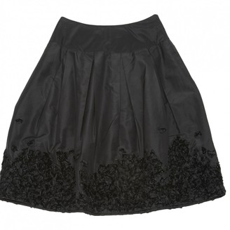 Nicole Farhi Black Silk Skirts