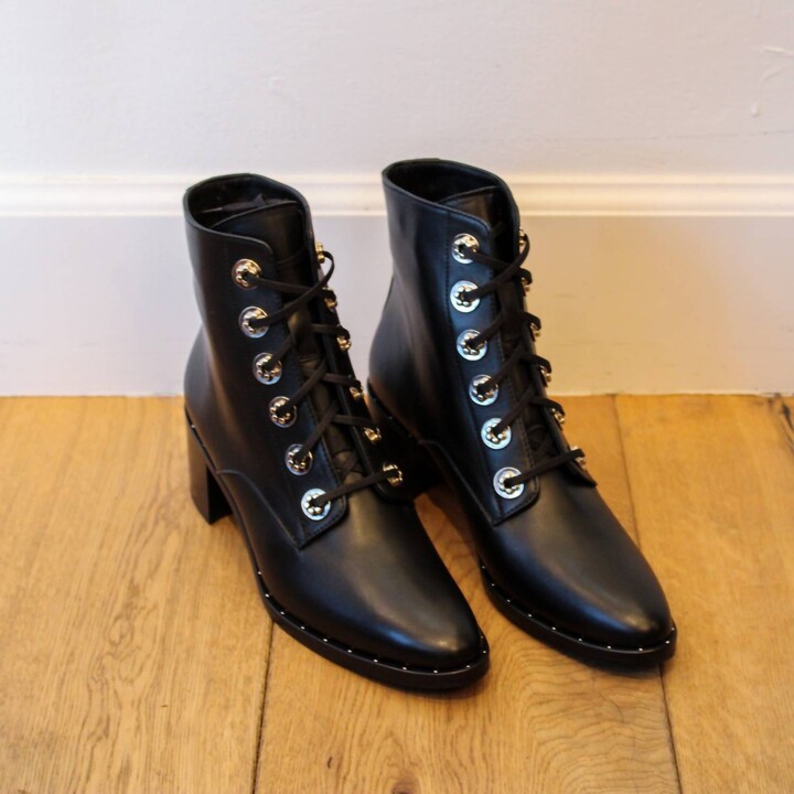 freda combat lace up boot
