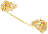 Thumbnail for your product : Tai Yellow Gold Plated Feather Pinch Bracelet