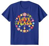 Thumbnail for your product : PEACE SIGN LOVE T Shirt 60s 70s Tie Die Hippie Costume Shirt