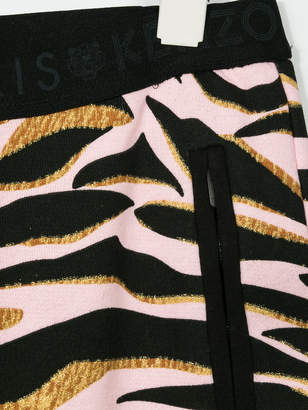 Kenzo Kids tiger stripe leggings