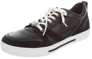 Versace Leather Low-Top Sneakers w/ Tags