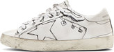 Thumbnail for your product : Golden Goose SSENSE EXCLUSIVE White Leather Drawn Detail Superstar Sneakers
