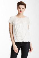Thumbnail for your product : Nicole Miller Kadin Short Sleeve Enzume Silk Blouse
