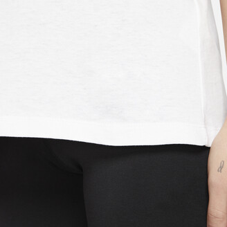 Nike Women's Sportswear Short-Sleeve Crew in White, Size: XL