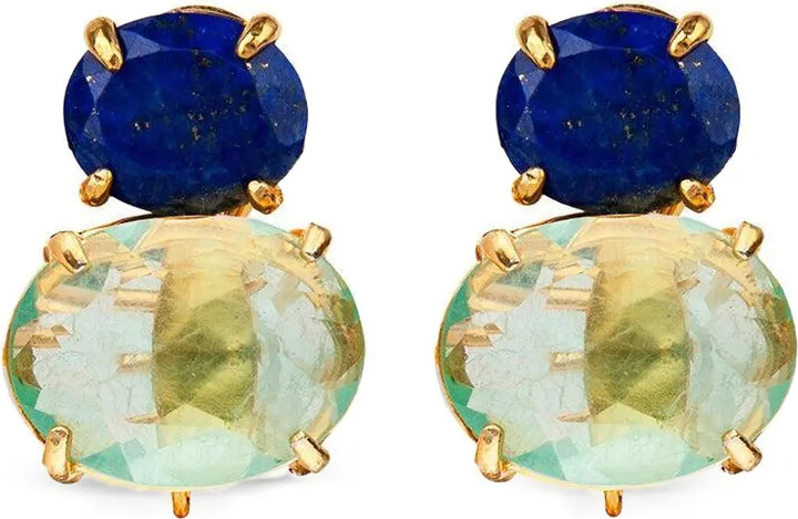 Bounkit Jewelry Quartz Drop Earrings