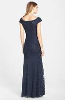 Thumbnail for your product : Tadashi Shoji Textured Lace Mermaid Gown