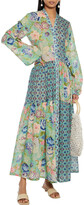 Thumbnail for your product : Anjuna Luella Patchwork Printed Cotton-voile Maxi Dress