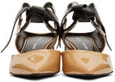 Thumbnail for your product : Proenza Schouler Pink Patent Pointy Ribbon Mules