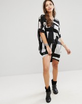 Thumbnail for your product : Religion Grid Print Shirt Dress