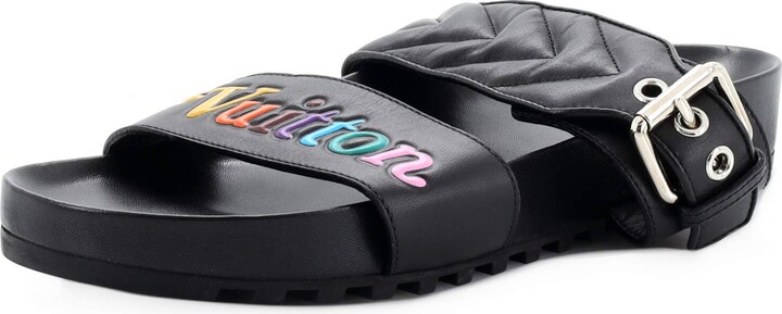 Louis Vuitton Women's New Wave Bom Dia Mule Sandals Leather