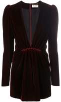 Thumbnail for your product : Saint Laurent plunge mini dress