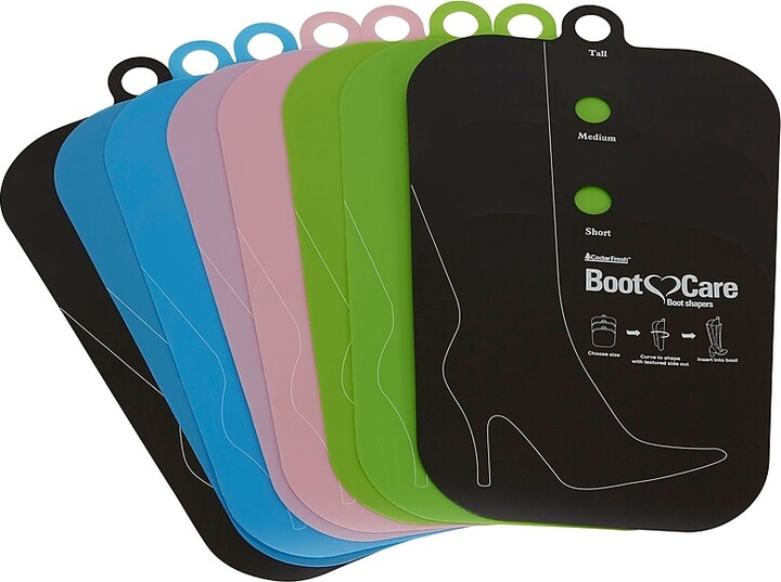 Household Essentials 4 Pair Pliable Plastic Boot Shapers, Multicolor (69444-1)