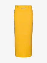Calvin Klein 205W39nyc High Rise Logo Print Pencil Skirt