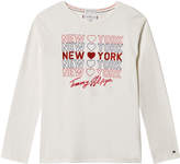Thumbnail for your product : Tommy Hilfiger White Essential Branded Long Sleeve T-Shirt