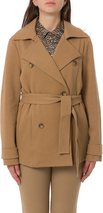 Pennyblack Snodo Piqué Jersey Trench Coat