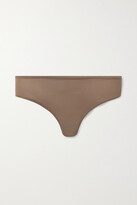 Thumbnail for your product : SKIMS Fits Everybody Thong - Oxide