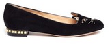 Thumbnail for your product : Nobrand 'Kitty Studs' suede flats