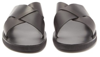 Ancient Greek Sandals Bios Leather Sandals - Black